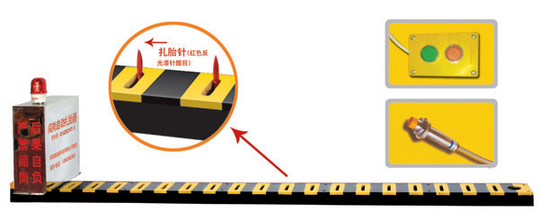 乌海海勃湾区V3嵌入式闯岗自动扎胎器/阻车器